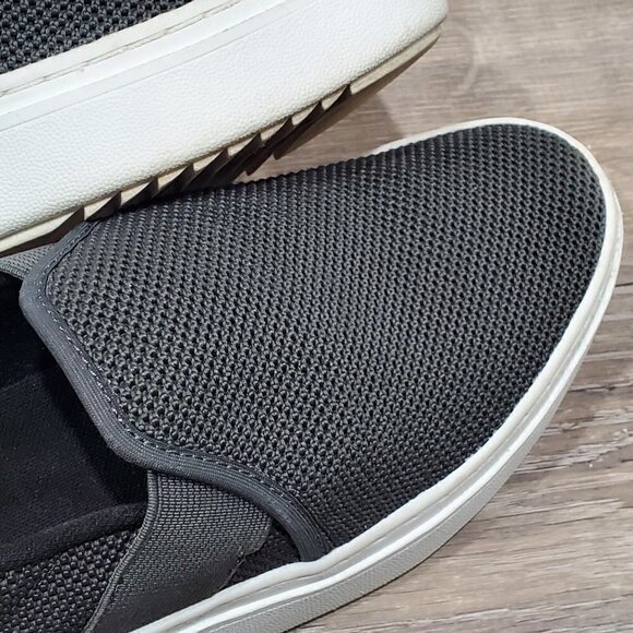 Eileen Fisher Pep Graphite Gray Mesh Slip On Platform Sneakers Shoes Womens Sz 5 - Picture 9 of 13